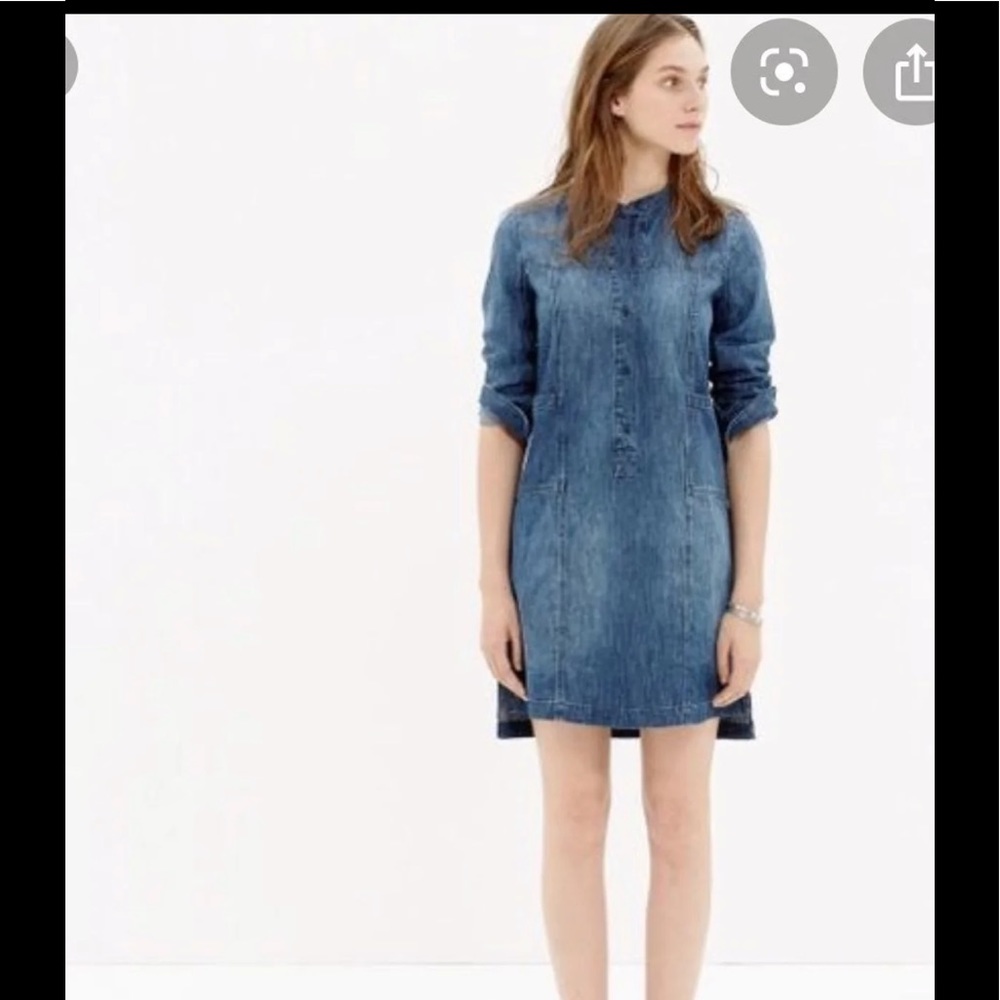 Madewell denim dress xs